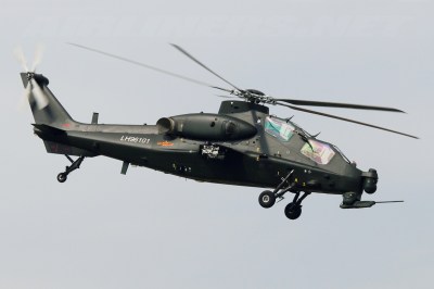 China's WZ-10 attack helicopter. Image Credit: CC BY-SA 3.0 via Wikimedia Commons/Jordan.