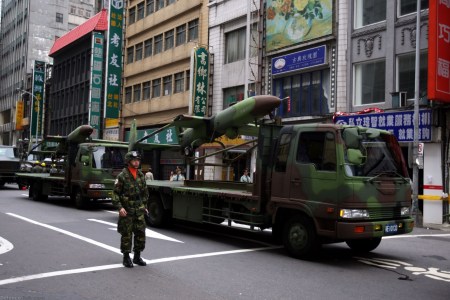 The Chung Shyang II UAV on display during the 2007 National Day Celebrations. Image Credit: Wikimedia Commons